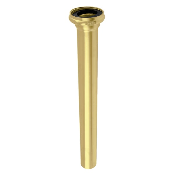 112 to 114 StepDown Tailpiece, 12 Length, Brushed Brass